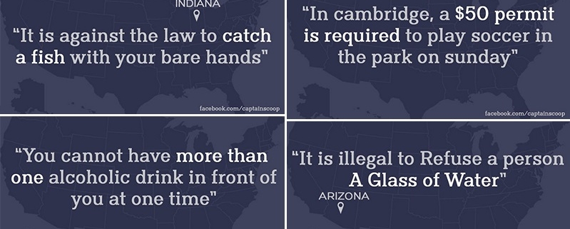 leyes de algunos estados de USA